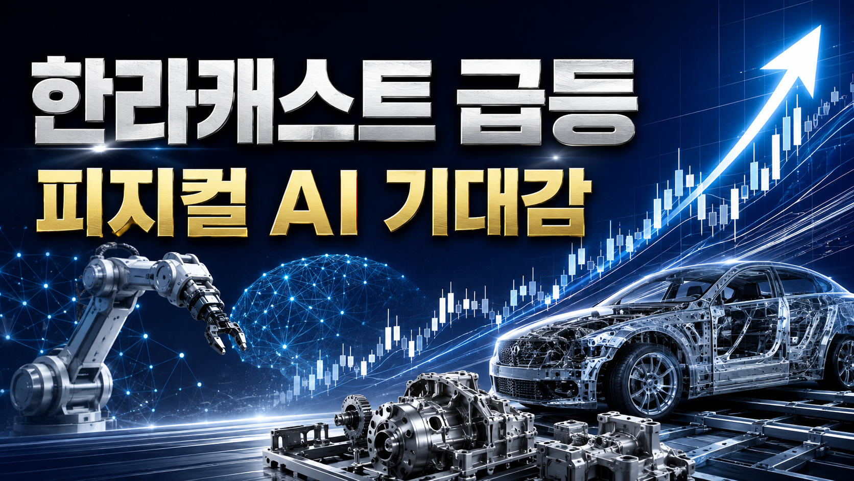 한라캐스트 20% 급등, 피지컬 AI·로봇 기대감 확산… 오후장 핵심은 13,640원입니다